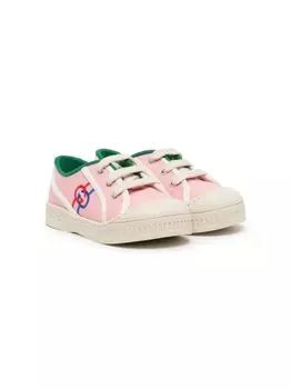 Gucci Kids кеды Gucci 1977 Tennis с логотипом Interlocking G, розовый
