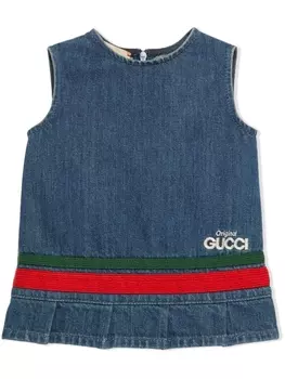 Gucci Kids платье Original Gucci без рукавов, синий