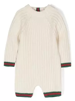 Gucci Kids шорты с резинкой, нейтральный цвет