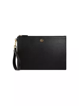 Gucci клатч GG Marmont, черный