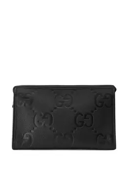 Gucci клатч Jumbo с логотипом GG, черный