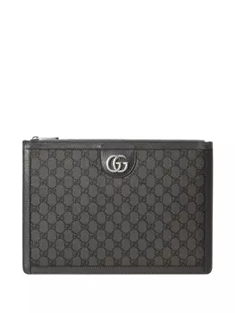Gucci клатч Ophidia, серый