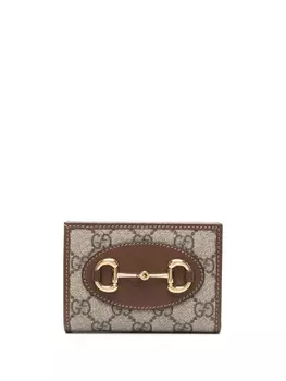 Gucci кошелек 1955 Horsebit, нейтральный цвет