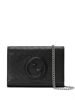 Gucci кошелек Blondie на цепочке, черный