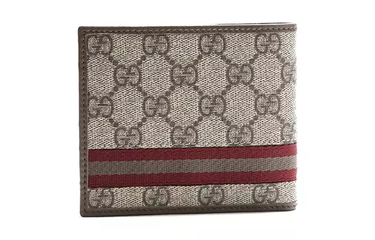 GUCCI Кошелек, цвет эбеновое дерево/бежевый