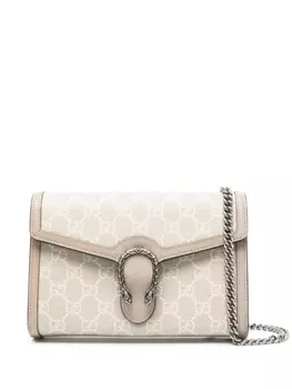 Gucci кошелек Dionysus с цепочкой, нейтральный цвет