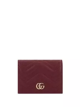 Gucci кошелек GG Marmont, красный