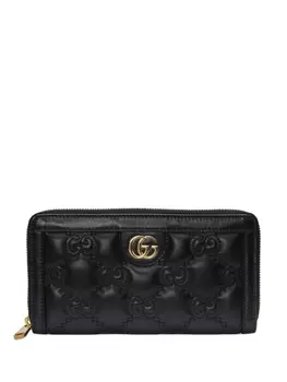Gucci кошелек GG matelass?© с круговой молнией, черный