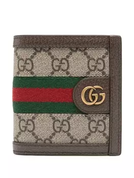 Gucci кошелек Ophidia GG Supreme, нейтральный цвет