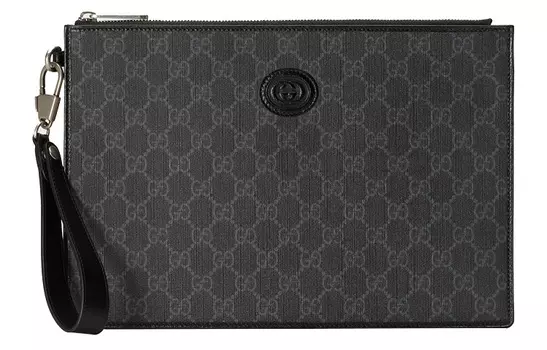 GUCCI Кошелек Pouch With Interlocking G Black