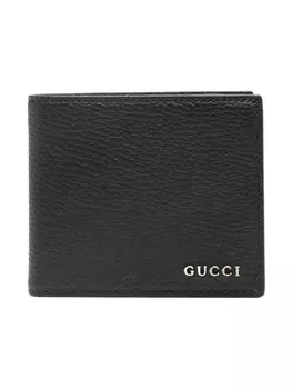 Gucci кошелек с логотипом, черный