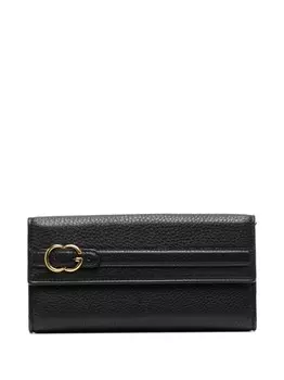 Gucci кошелек с логотипом Double G, черный
