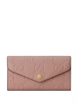 Gucci кошелек с логотипом GG, розовый