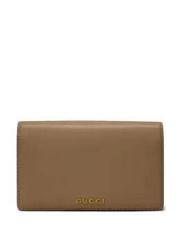 Gucci кошелек с логотипом, розовый