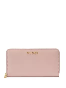 Gucci кошелек с логотипом, розовый