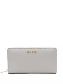 Gucci кошелек с логотипом, серый