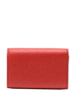 Gucci кожаная ключница, красный