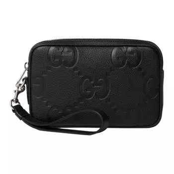 GUCCI Кожаный клатч маленький мужской черный