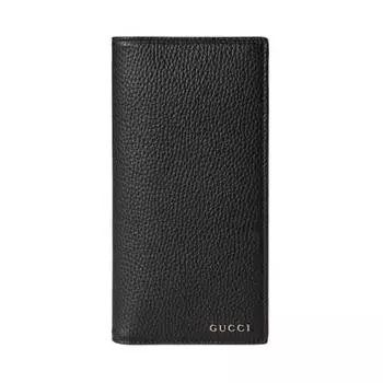 GUCCI Кожаный кошелек унисекс черный