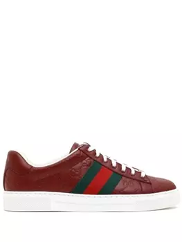 Gucci кроссовки Ace, красный