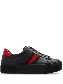 Gucci кроссовки кожаные Ace, черный