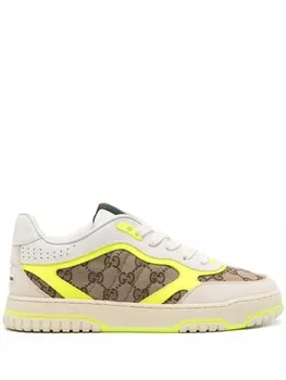 Gucci кроссовки Re-Web GG-canvas, нейтральный цвет