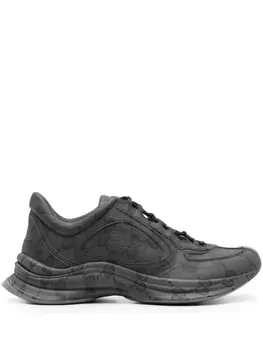 Кроссовки Gucci Run Lace-up, черный