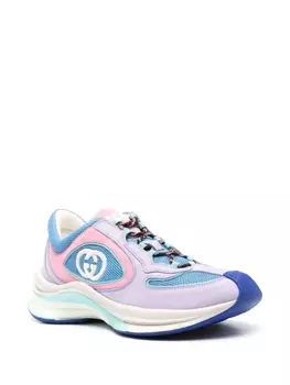 Gucci кроссовки Run на шнуровке, фиолетовый