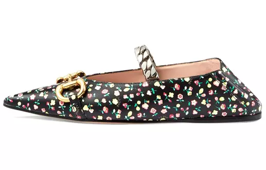 Туфли женские Gucci x Liberty Floral, черный