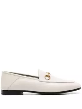 Gucci лоферы Brixton, белый