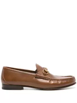 Gucci лоферы Horsebit 1953, коричневый