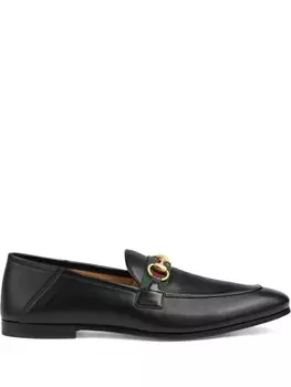 Gucci лоферы Horsebit, черный