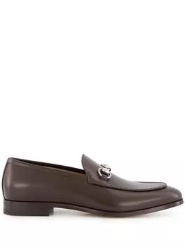 Gucci лоферы Horsebit, коричневый
