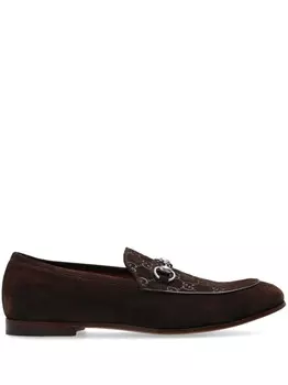 Gucci лоферы Horsebit, коричневый
