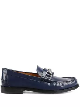 Gucci лоферы Horsebit, синий
