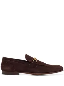 Gucci лоферы Jordaan, коричневый