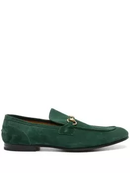 Gucci лоферы Jordaan, зеленый