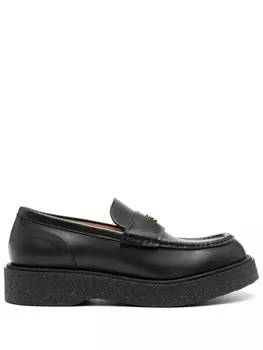 Gucci лоферы Menen с логотипом Interlocking G, черный