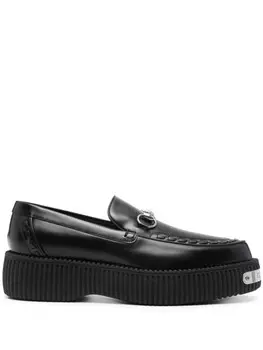 Gucci лоферы с отделкой Horsebit, черный