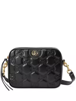 Gucci маленькая каркасная сумка GG matelassakh©, черный