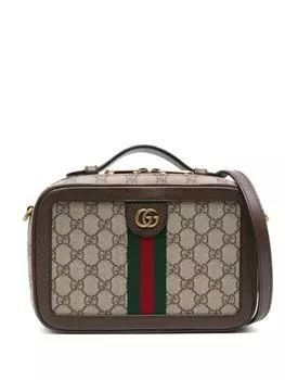 Gucci маленькая сумка через плечо Ophidia, нейтральный цвет