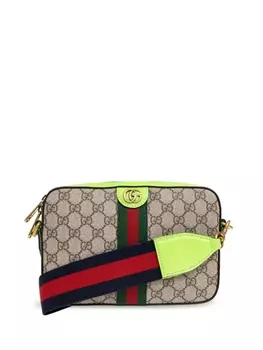 Gucci маленькая сумка через плечо Ophidia, нейтральный цвет