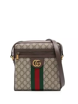 Gucci маленькая сумка-мессенджер Ophidia, коричневый