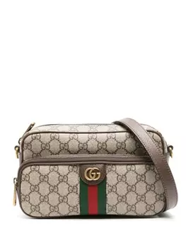 Gucci маленькая сумка-мессенджер Ophidia, нейтральный цвет