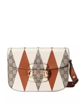 Gucci маленькая сумка на плечо 1955 Horsebit, белый