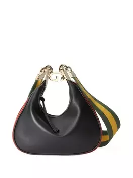 Gucci маленькая сумка на плечо Attache, черный