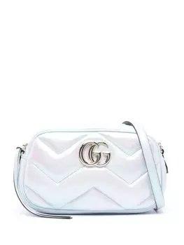Gucci маленькая сумка на плечо GG Marmont, синий