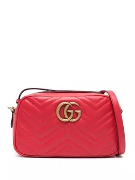 Gucci маленькая сумка на плечо GG Marmont Matelass?, красный