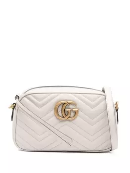 Gucci маленькая сумка на плечо GG Marmont, серый