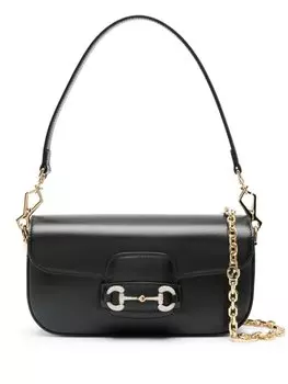 Gucci маленькая сумка на плечо Horsebit 1955, черный